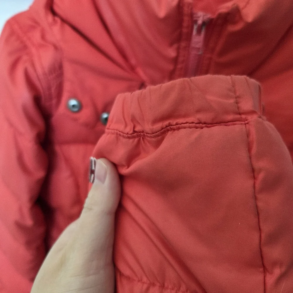 Hollister Pink Puff Down Coat